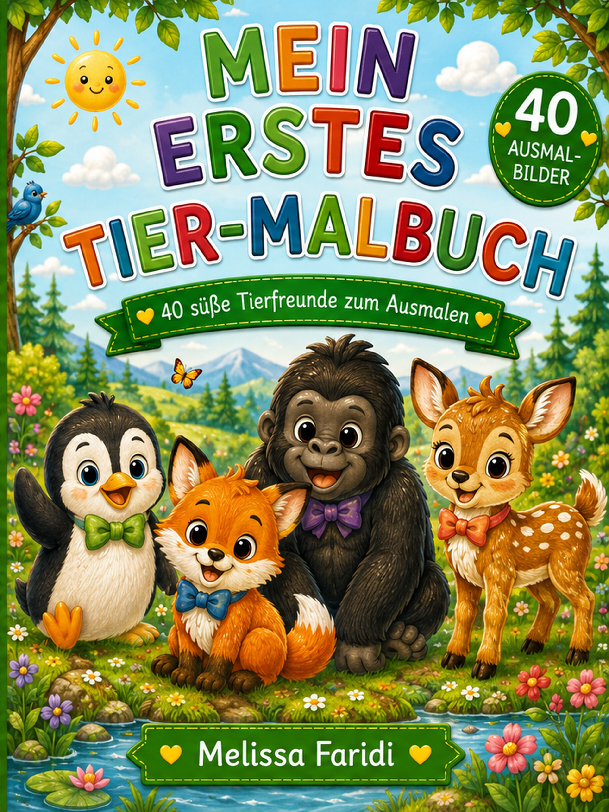 Cover: Mein erstes Tier-Malbuch