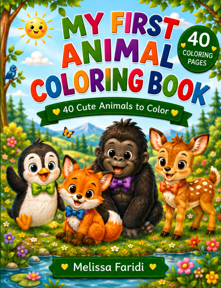 Cover: My First Animal Coloring Book