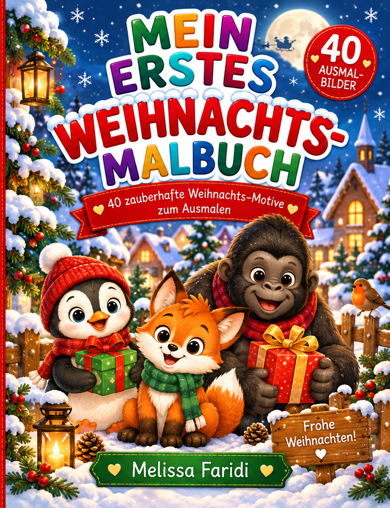 Cover: Mein erstes Weihnachts-Malbuch