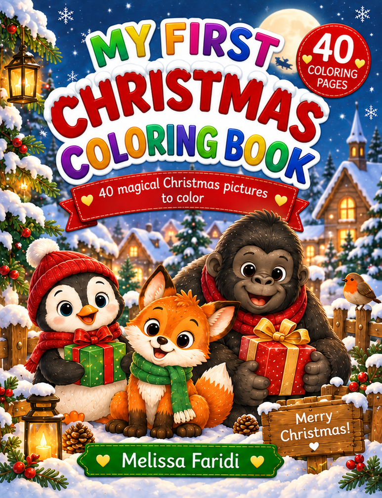 Cover: My First Christmas Coloring Book